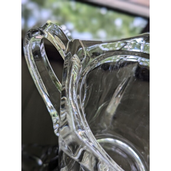Old Williamsburg Sugar Bowl Dish Clear by IMPERIAL GLASS-OHIO Double Handles - Picture 6 of 16